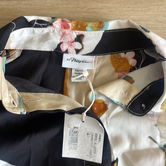 3.1 Phillip Lim Women's Multi Blouse Size XS NEW - Picture 2 of 4